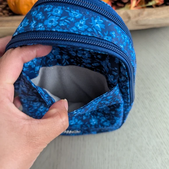 BaggalliniFloral Backpack in Blue